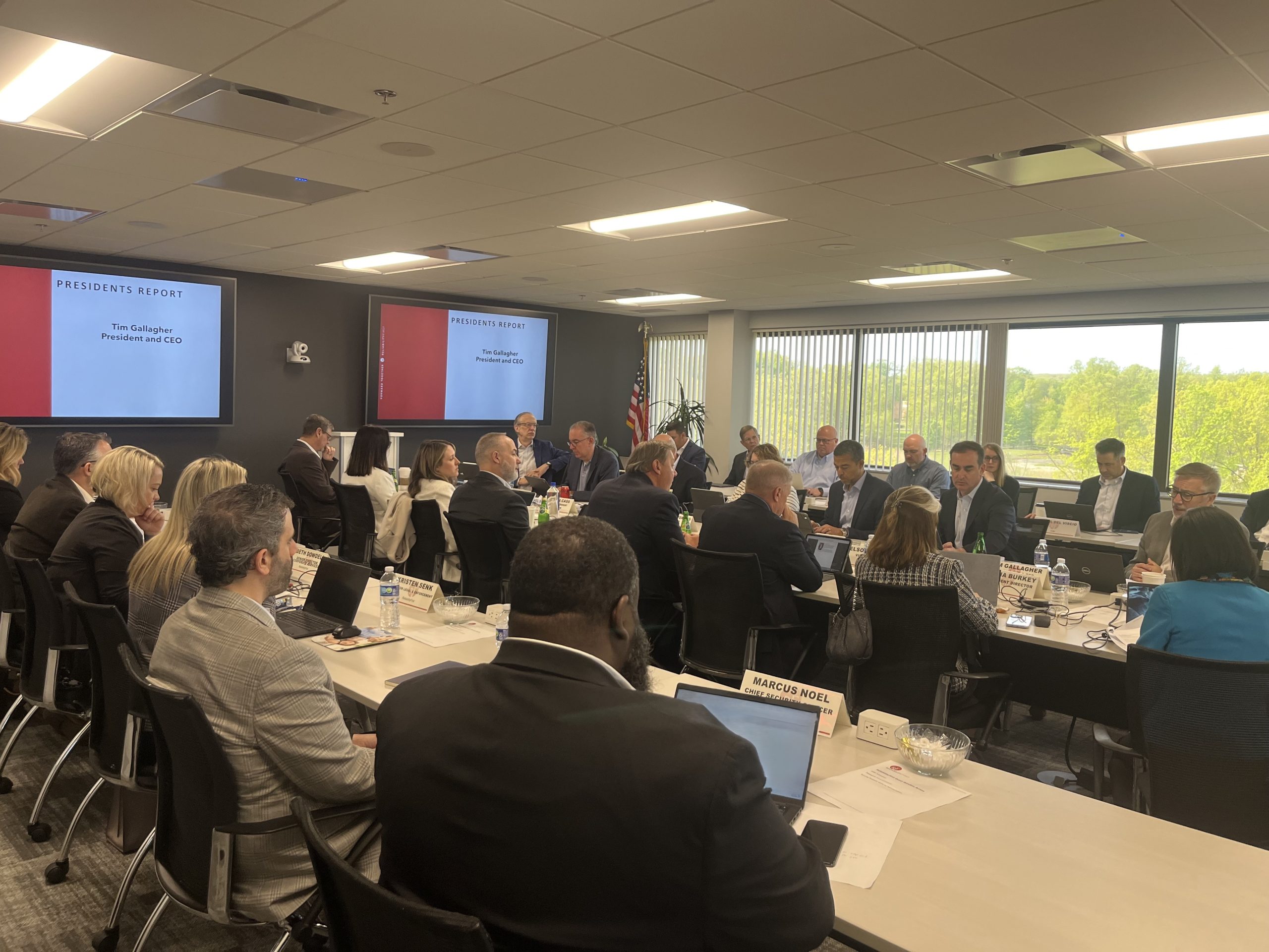 The RF Board of Directors meets on May 2, 2024, at the RF Offices in Cleveland.